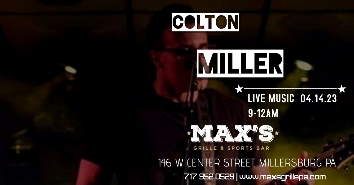 Colton Miller Live Music Millersburg